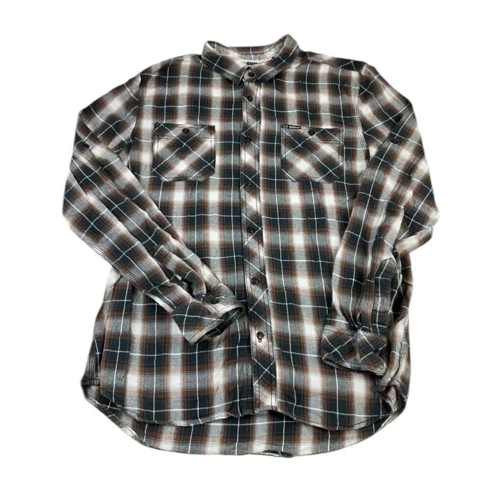 Buffalo David Bitton Mens Utility Button Shirt Long Sleeve Western Collared L